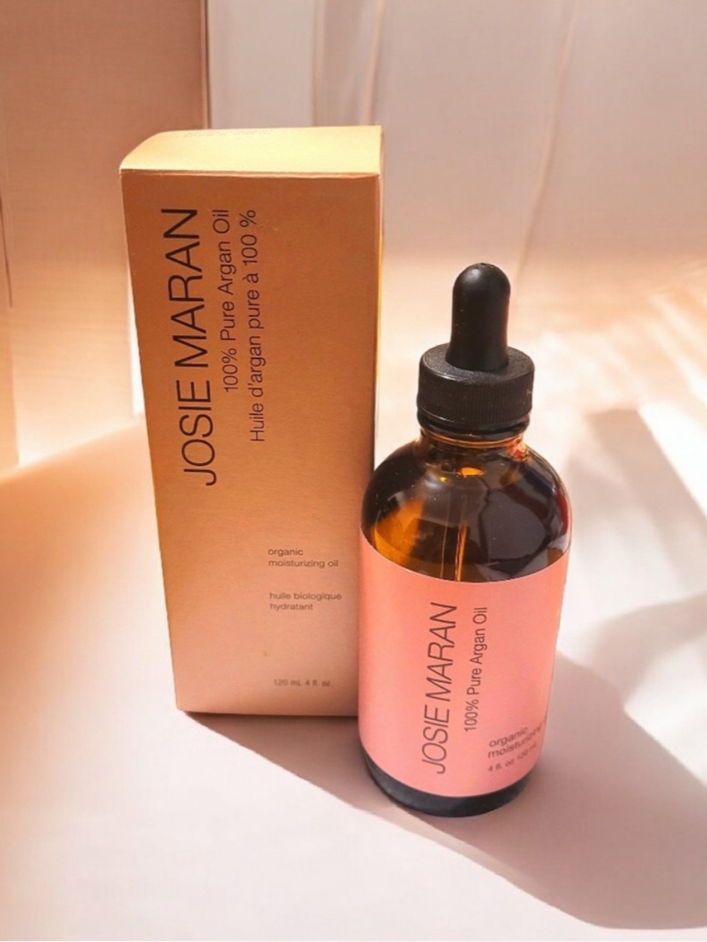 JOSIE MARAN 100% Argan Oil Moisturize Skin & Hair Brand New in Box